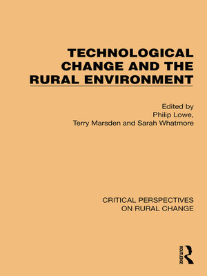 cover image of Technological Change and the Rural Environment